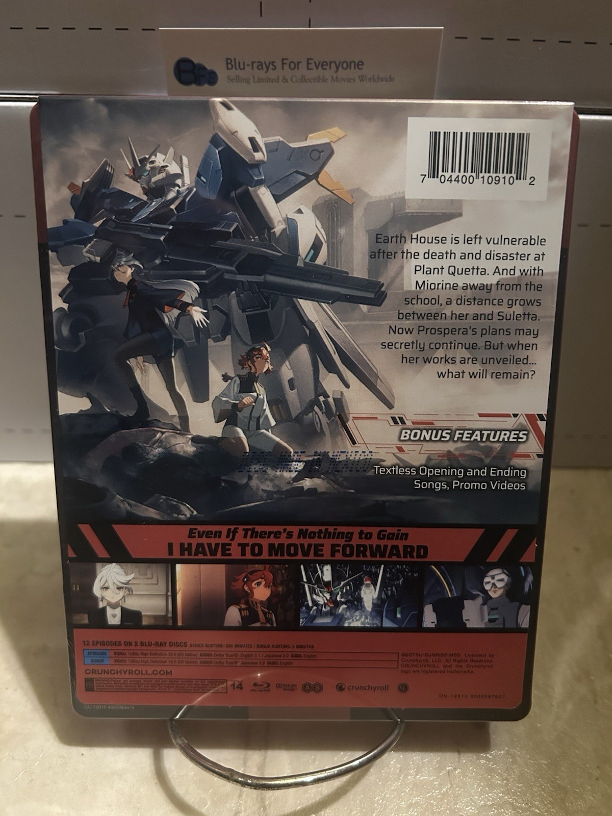 NEW Mobile Suit Gundam the Witch from Mercury Season 2 SteelBook Blu-ray No Dent thumbnail