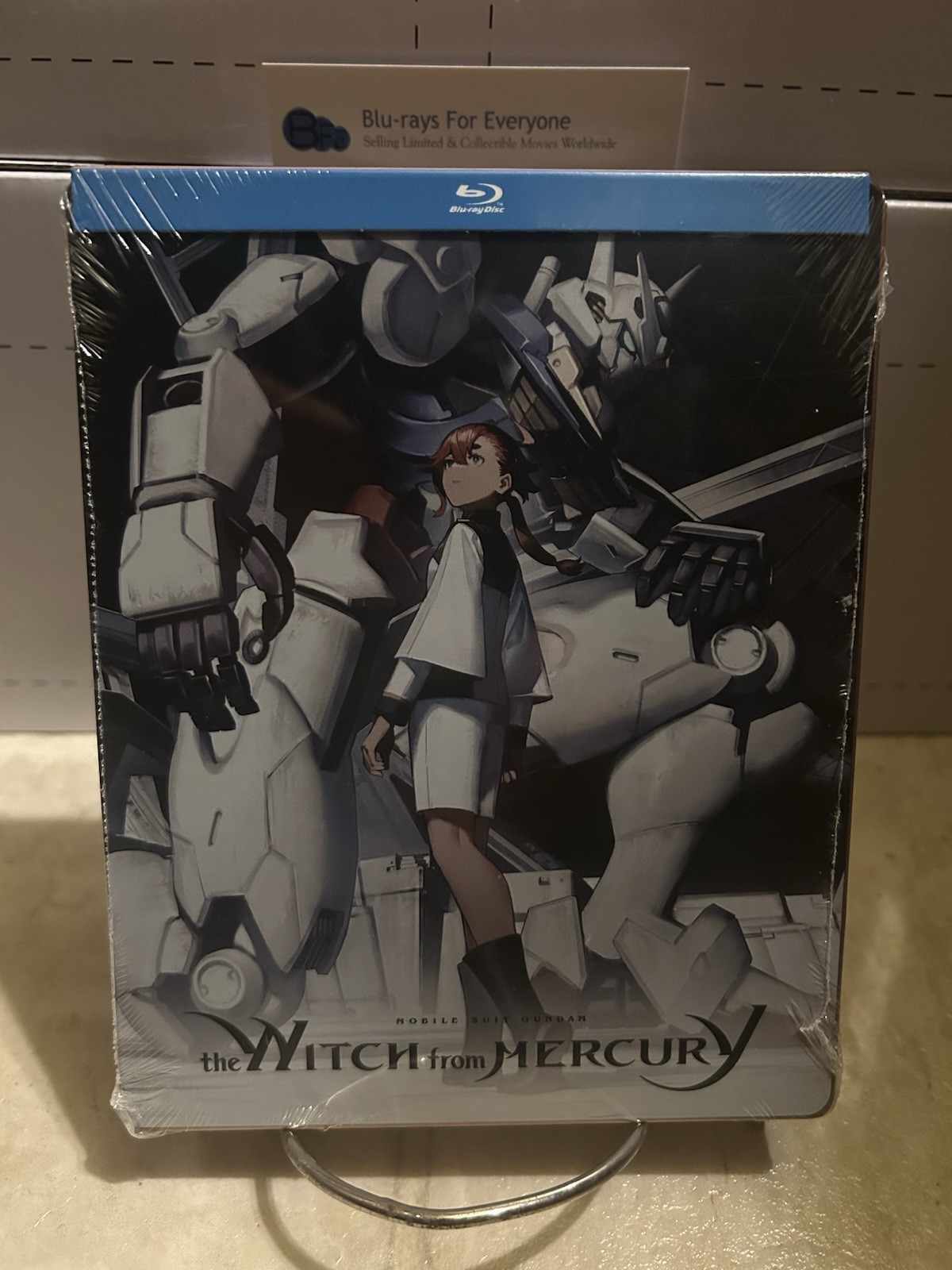 NEW Mobile Suit Gundam the Witch from Mercury Season 1 SteelBook Blu-ray No Dent