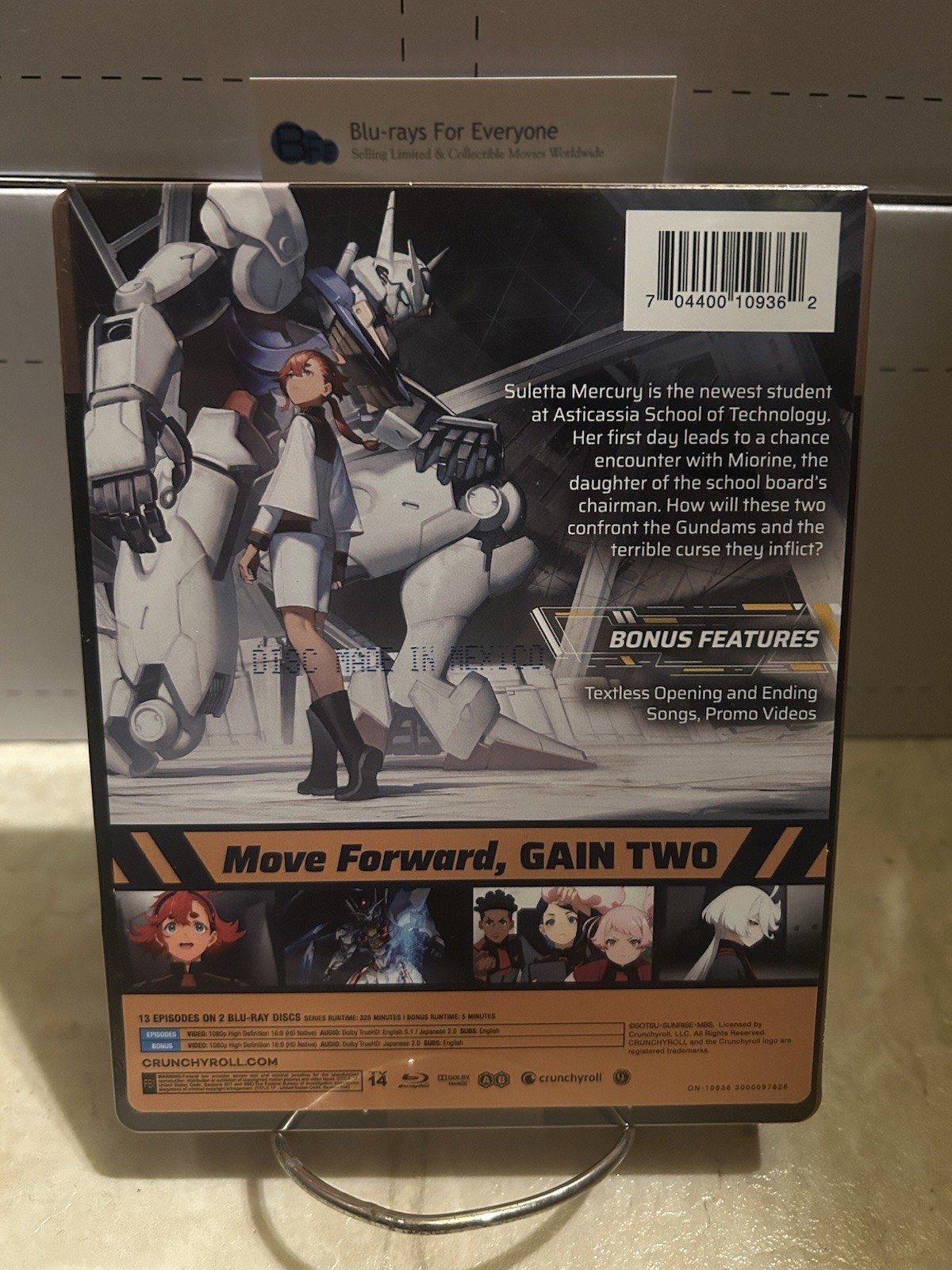 NEW Mobile Suit Gundam the Witch from Mercury Season 1 SteelBook Blu-ray No Dent thumbnail