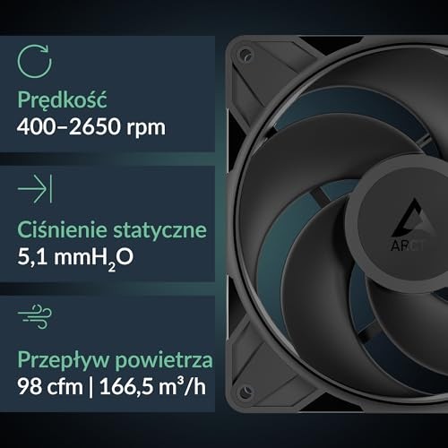 ARCTIC Freezer P14 Pro Reverse - 140 Mm a-RGB PWM Fan with Cable Splitter thumbnail