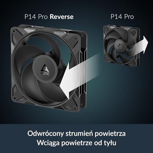 ARCTIC Freezer P14 Pro Reverse - 140 Mm a-RGB PWM Fan with Cable Splitter thumbnail