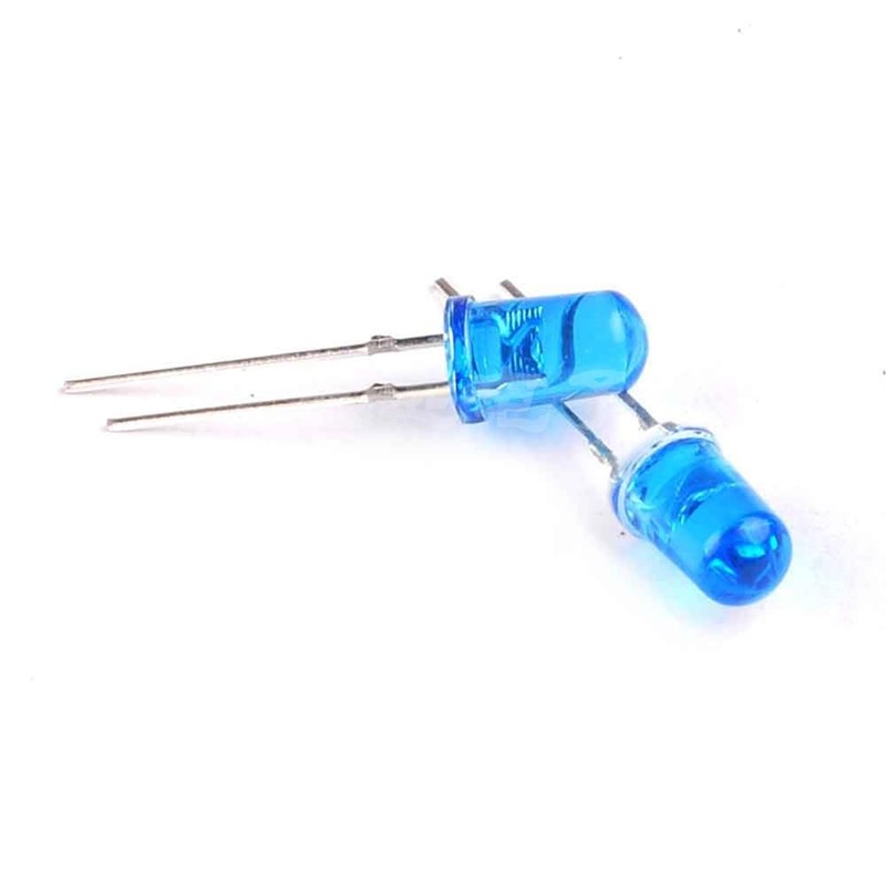 100 PièCES/5MM Blanc Cheveux Vert Lumière Tube LED Très Brillante émettant De La Lumière Vert Lumière Tube Vert LED Blanc Bleu Rouge Jaune Viole