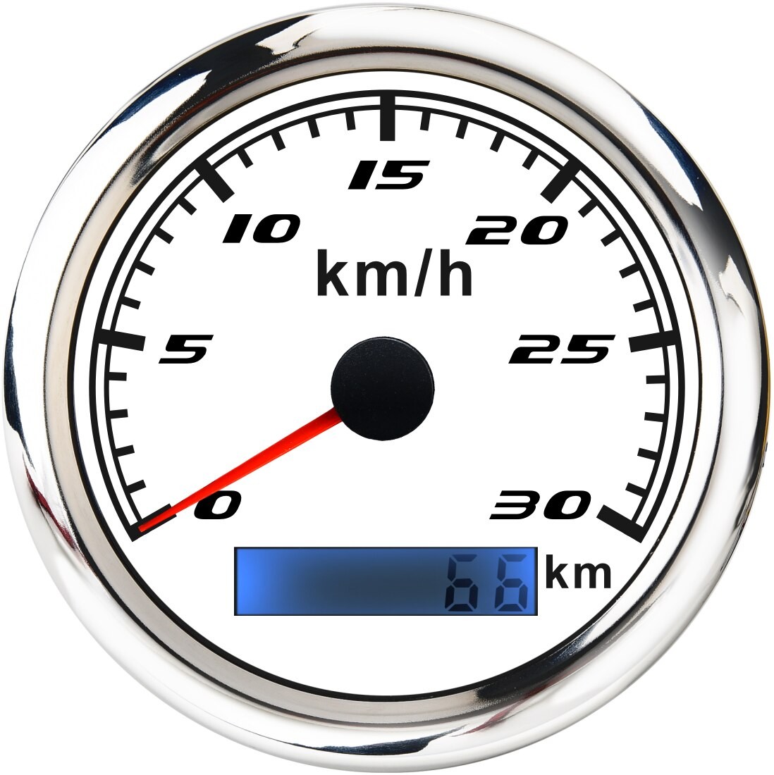 Compteur De Vitesse Numérique Jauge 85mm 30-120 Km/h Odomètre De Vitesse Jauges Sans Antenne GPS Pour Voiture Bateau Marine Moto
