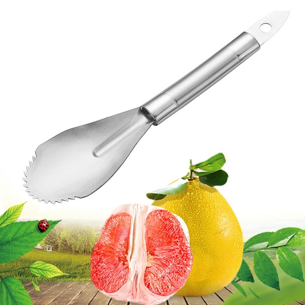 Sharp Peeler Remover Stainless Steel Orange Peeler Remover Tool Grapefruit Peeling Kitchen Tools Stainless Steel#4