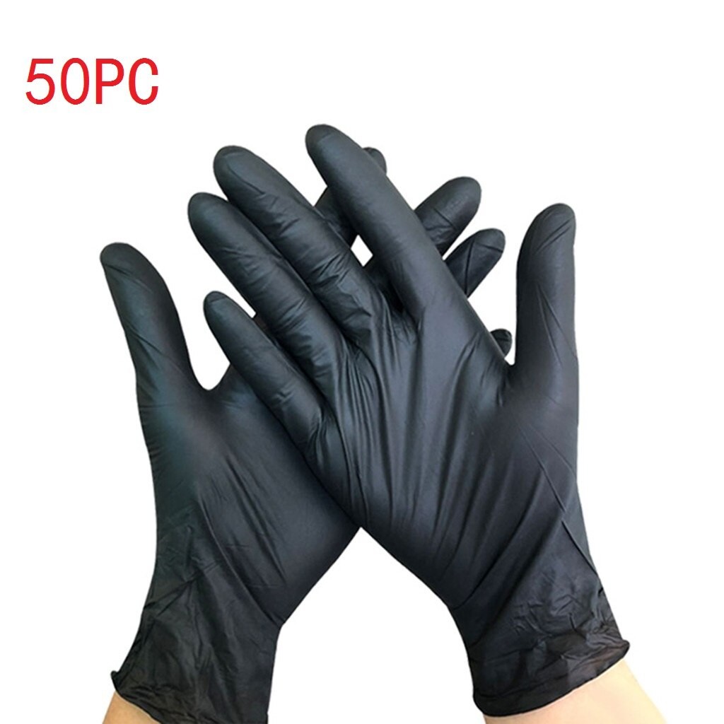 Gants En Pvc à Usage Unique, Bleus Et Noirs, Sans Poudre, Transparents, Pour La Cuisine, Wonderlife, 100 PièCES