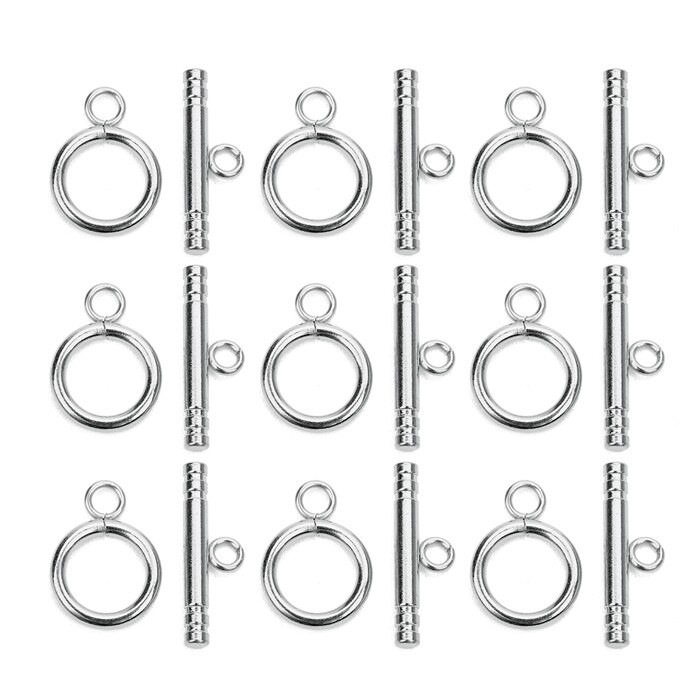 LOULEUR 4 Sets/lot Acier Inoxydable OT Fermoirs Boucle Connecteurs IDéal Pour Bracelet Collier Pour Bijoux à Bricoler Soi-même Faire Des Trouvaille