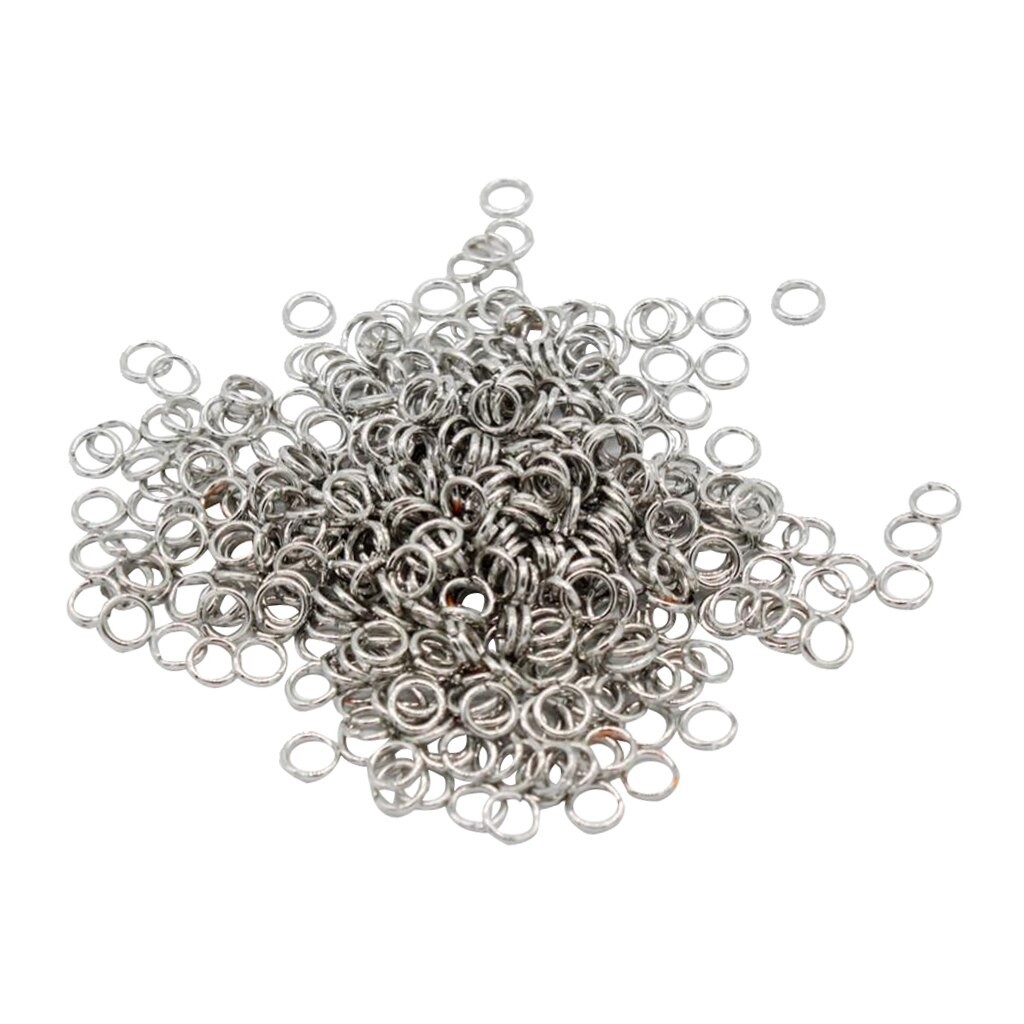 Anneaux De Saut Ouverts, 500 PièCES De 4/5/6mm, Boucles De Liaison Pour La Fabrication De Bijoux à Faire Soi-même thumbnail