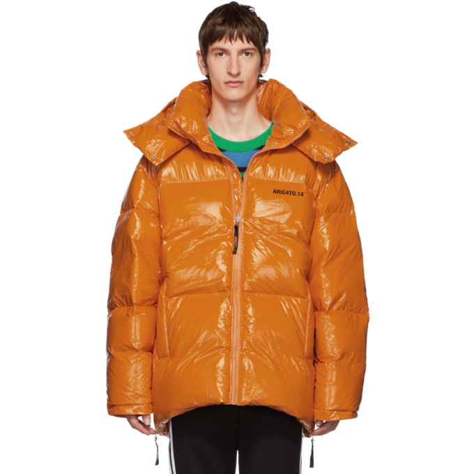 Axel Arigato Orange Down Nunatak Puffer Jacket