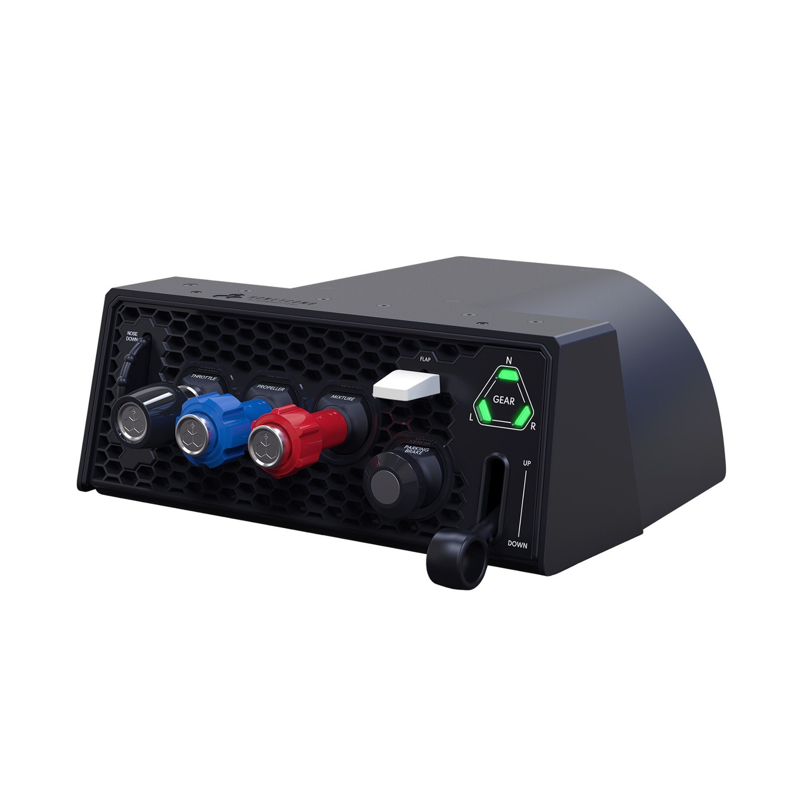 Honeycomb Aeronautical Sierra TPM Module with Trim Wheel and Lockable Throttle Vernier thumbnail