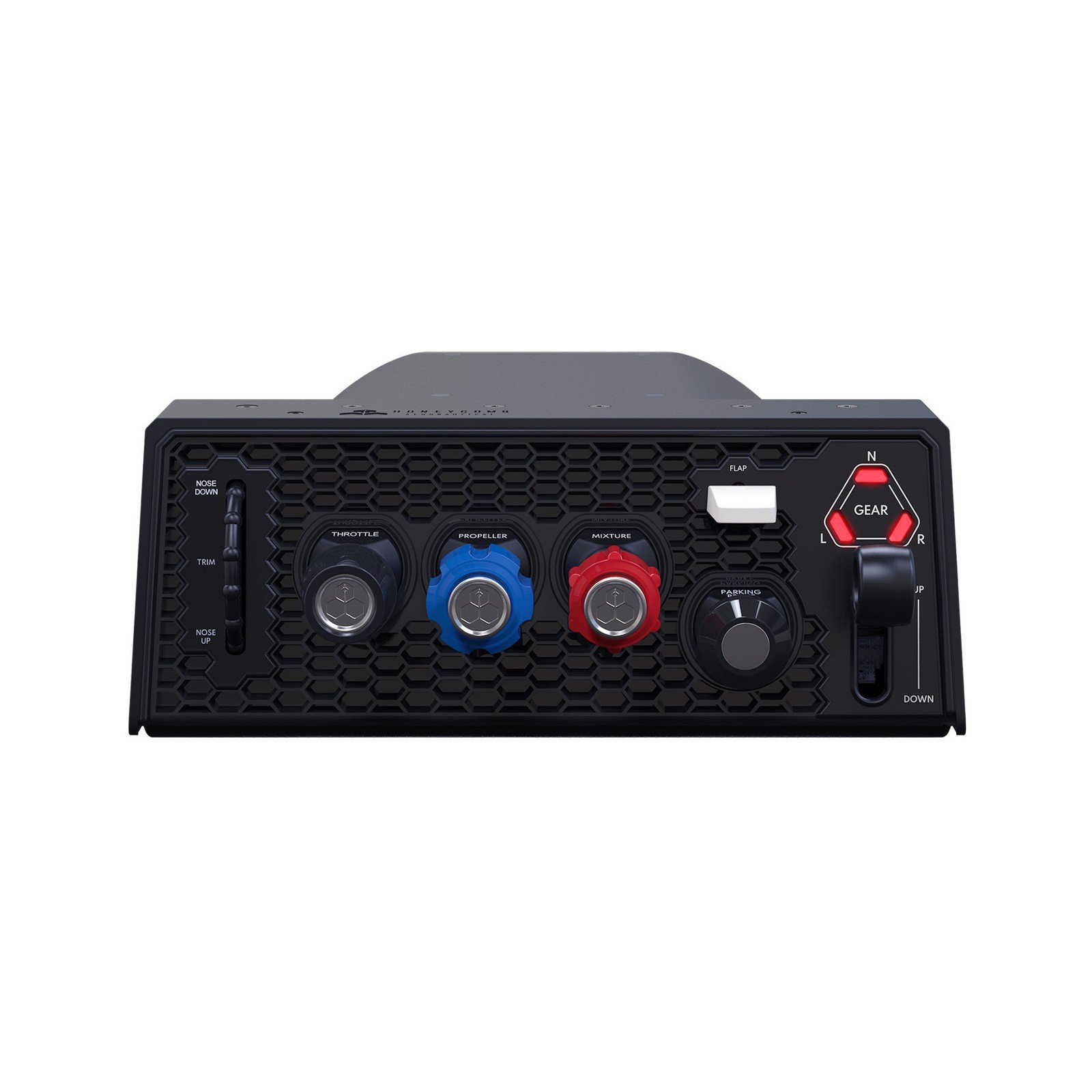 Honeycomb Aeronautical Sierra TPM Module with Trim Wheel and Lockable Throttle Vernier thumbnail