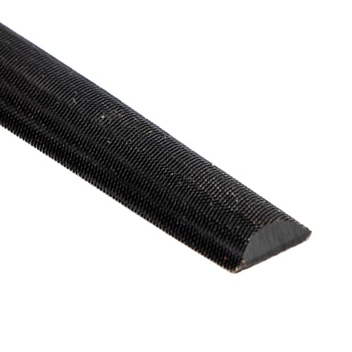 C.K Tools Engineers File Half Round 200mm Second Cut Tapered Point, High Carbon Black Oxide Steel, Ergonomic Two Component Grip, Secure Tang Bond, Lan thumbnail