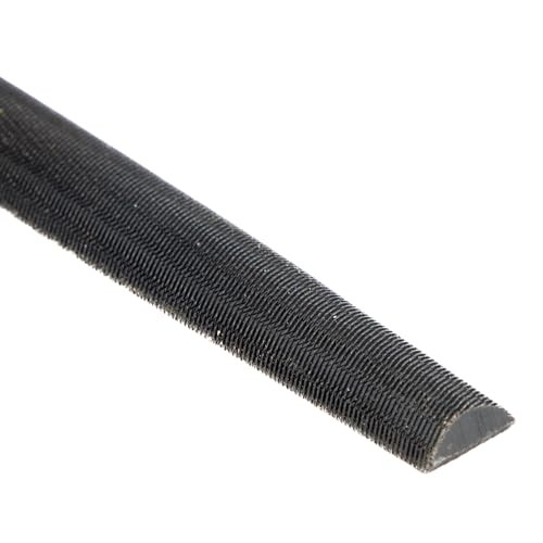 C.K Tools Engineers File Half Round 150mm Second Cut Tapered Point, High Carbon Black Oxide Steel, Ergonomic Two Component Grip, Secure Tang Bond, Lan thumbnail