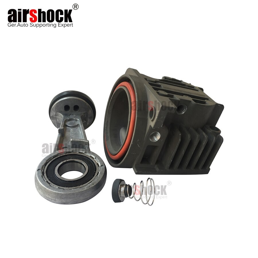 AirShock Luft Kompressor Pumpe Zylinder Kopf &Ampere; Kolben Ring Reparatur Gummi Ventil Bausätze Passen VW Touareg Cayenne thumbnail