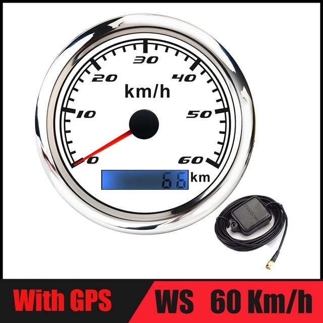 60 Km/h Auto GPS Tacho Messgerät 30 120 200Km/h Stiefel Geschwindigkeit Kilometerzähler Mit GPS Antenne Passen Für Motorrad Auto Lkw thumbnail
