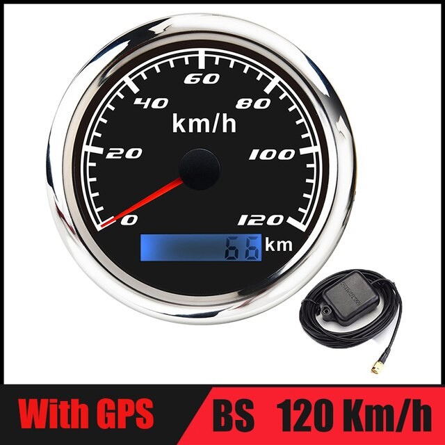 60 Km/h Auto GPS Tacho Messgerät 30 120 200Km/h Stiefel Geschwindigkeit Kilometerzähler Mit GPS Antenne Passen Für Motorrad Auto Lkw thumbnail