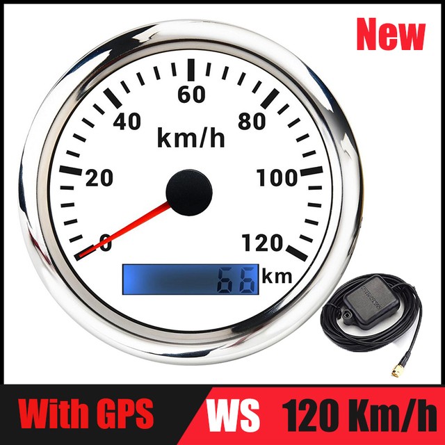 60 Km/h Auto GPS Tacho Messgerät 30 120 200Km/h Stiefel Geschwindigkeit Kilometerzähler Mit GPS Antenne Passen Für Motorrad Auto Lkw thumbnail