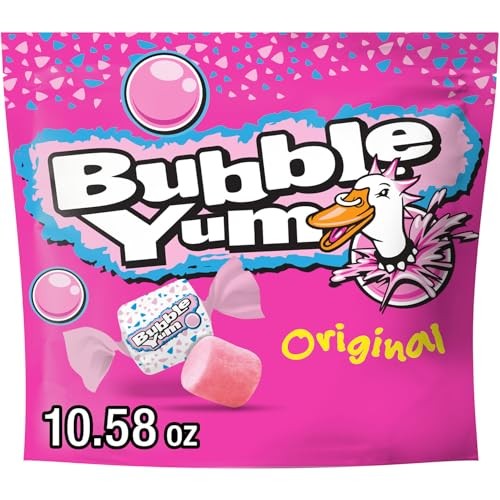 Bubble Yum Original Flavored Chewy Bubble Gum  Bag 10.82 Oz