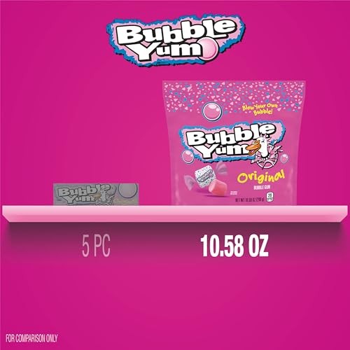 Bubble Yum Original Flavored Chewy Bubble Gum  Bag 10.82 Oz thumbnail