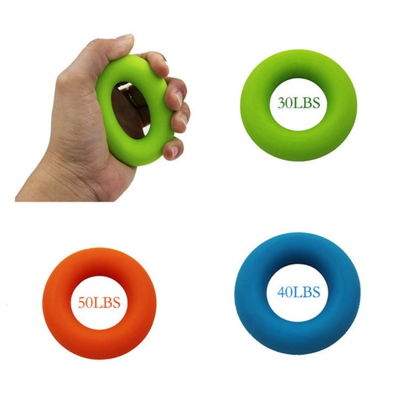 1 Stck Festigkeit Hand Griff Ring Muskel Energie Ausbildung Gummi Ring Trainer Fitnessstudio Expander Greifer Festigkeit Finger Ring