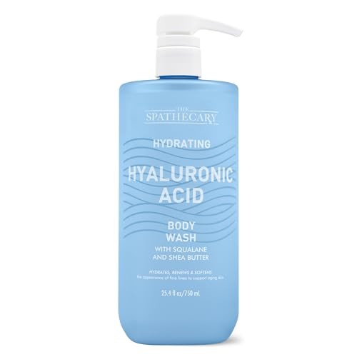 Hydrating Hyaluronic Acid Body Wash – Moisturizing Shower Gel for All Skin Types, Sensitive Skin – Nourishing, Paraben-Free, Sulfate-Free, Vegan F