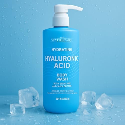 Hydrating Hyaluronic Acid Body Wash – Moisturizing Shower Gel for All Skin Types, Sensitive Skin – Nourishing, Paraben-Free, Sulfate-Free, Vegan F thumbnail
