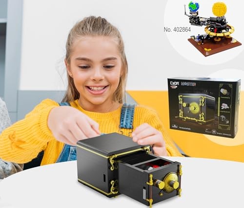 JAMARA 402851 Each Tresor Bricks for Kids Tech Toy from 8 Years Old Gift Idea for Boys and Girls Set of Mounting Blocks Numerical Combination Using Sw thumbnail