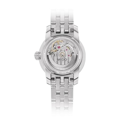 MIDO Baroncelli Lady Twenty Five - Swiss Automatic Watch for Women - Silver Dial - Case 25mm - M0390071107600 thumbnail