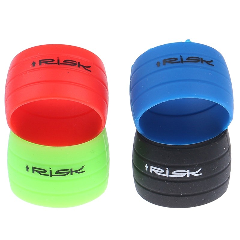 1 Par Vandtæt Silikone Stik Landevejscykel Styretape Stikpropper Anti-spring Gummi Cykelstyr Ende Bar Tape Fast Ring Slid thumbnail