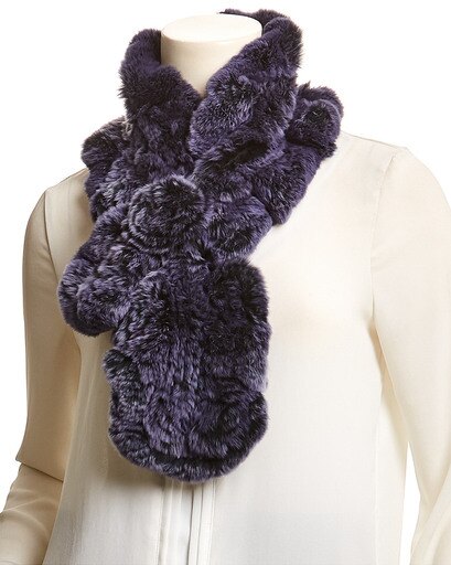 Surell Fur Pull Thru Scarf