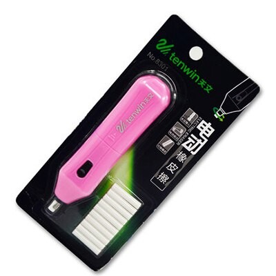 Tenwin 8301/8302/8306 Elektrisk Viskelæder / Gummi Med Genopfyldning Automatisk Highlighter Papirvarer Viskelæder Børn Tegner Tegning Gummi