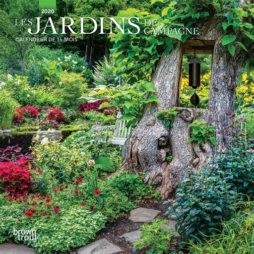 Wyman Publishing, 2020 Gardens Jardins De Campagne Mini Wall Calendar (French)