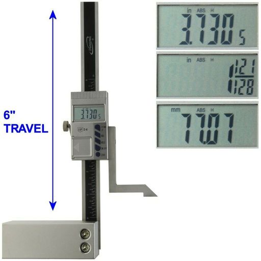 Brand New IGaging Digital Electronic Height Gauge with Magnetic Base, 6 Inch