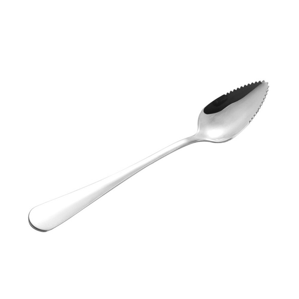 4pcs Thick Stainless Steel Spoon Serrated Edge Grapefruit Spoon Sharp Specialty Spoon Multifunctional Kitchen Accessories thumbnail