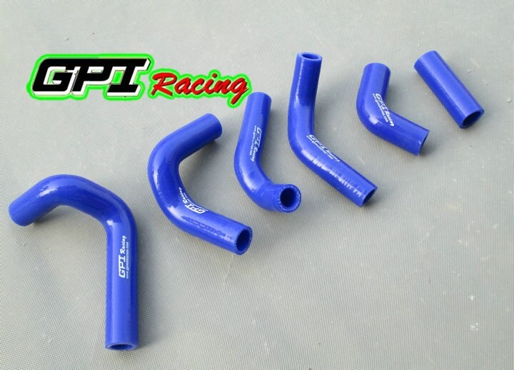 GPI Silicone Radiator Hose for Husqvarna HVA TE TC 250 TE250 TC250 01-09 02 03 04 05 06 07 08 2007 2006 2005 2004 BLU thumbnail