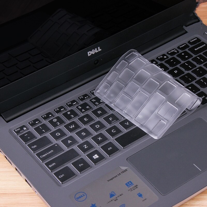 TPU Laptop Keyboard Cover for DELL Inspiron 14 7000 7460 7472 7466 7447 7437 3442 3443 5447 7570 15-7560 7572 Skin Protector