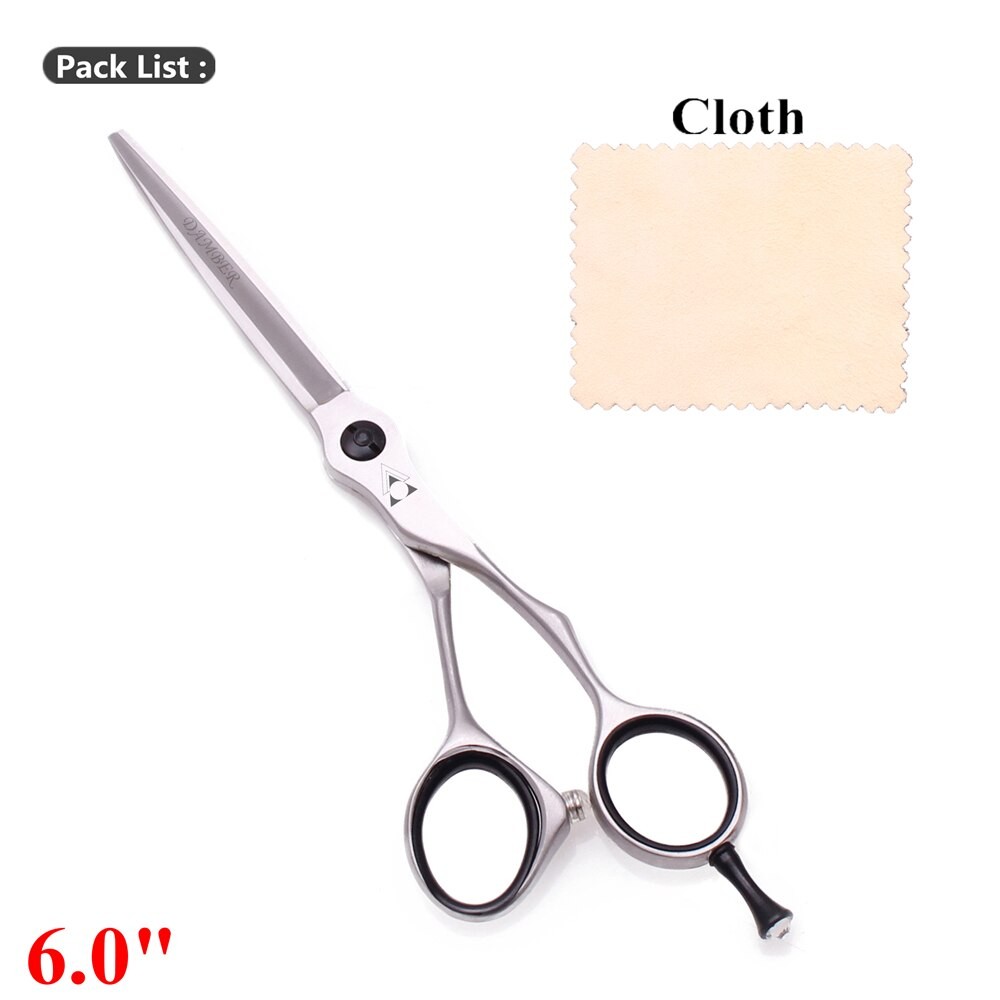 5.5 6'' Hair Scissors Japanese Steel 440c Barber Scissors Hight Hairdressing Scissors Cutting Thinning 9201 thumbnail