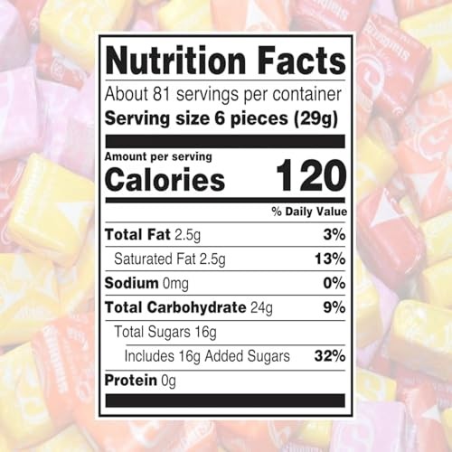 Starburst Cherry Chewy Candy - 1 LB  Single Flavor Red Soft Starburst Original Fruit Chews Candy  Individually Wrapped Bulk Candies  16 Oz thumbnail
