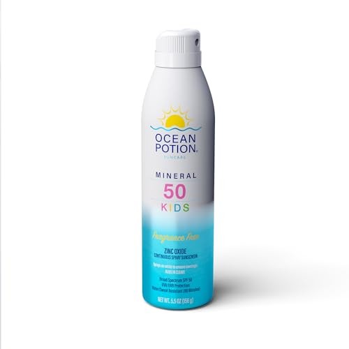 Ocean Potion Sunscreen Body Spray Mineral Kids SPF#50 5.5oz C-Spray - Mineral Formula