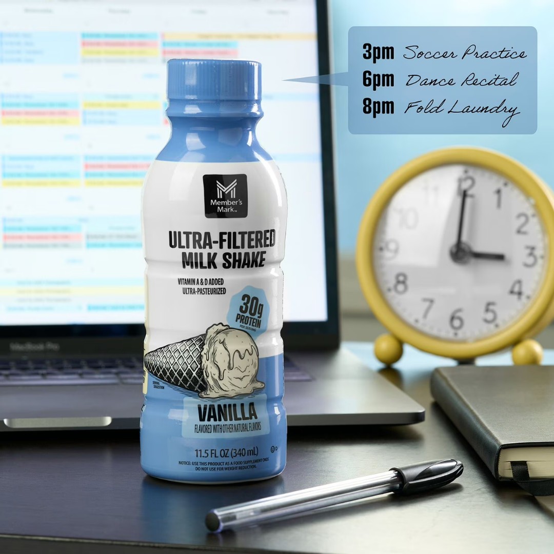 Member's Mark Ultra-Filtered Milk Shake, Vanilla, 11.5 Fl. Oz., 12 Pk thumbnail