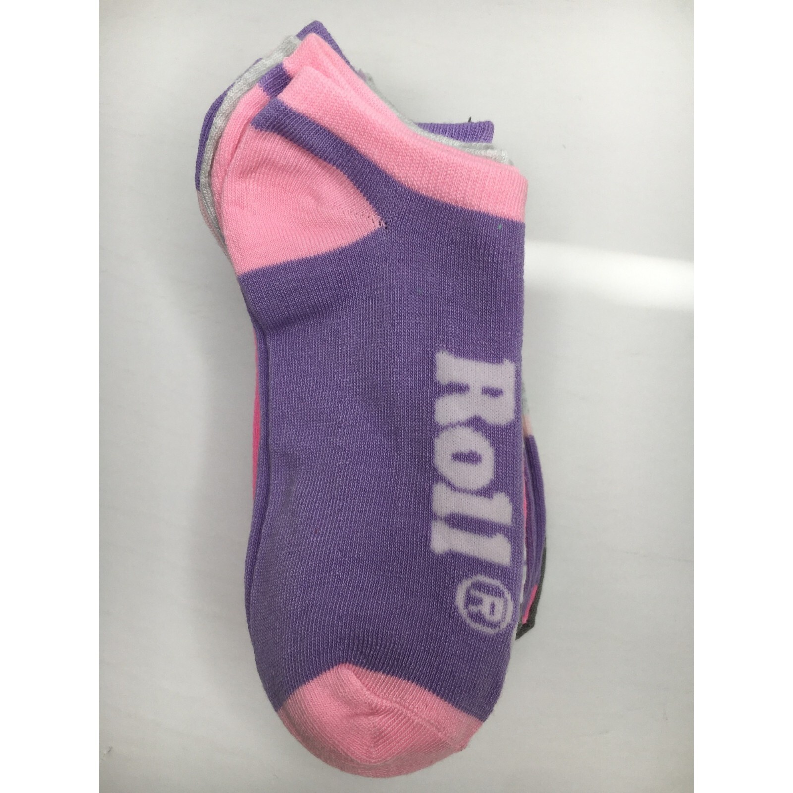 Pickle & Dot Tootsie Roll Pop Assorted Candy Socks 10-Pair Pack Purple Blue thumbnail