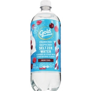 Cranberry Raspberry Unsweetened Seltzer Water Flavored Beverage, Cranberry Raspberry