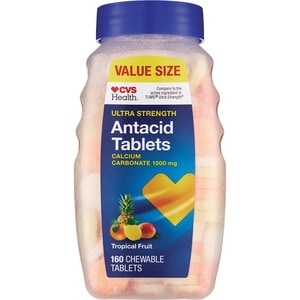 CVS Health Ultra Strength Antacid Tablets Calcium Carbonate 160 Chewable Tablets
