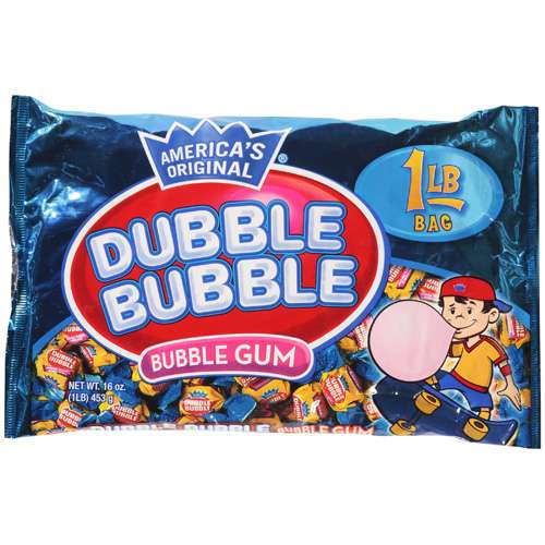 Dubble Bubble Original Twist Gum  Gluten Free and Peanut Free Gum  16 Oz