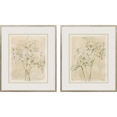 Popp 2 Piece Framed 2 Piece Nature Art Print 27 in. X 23 in