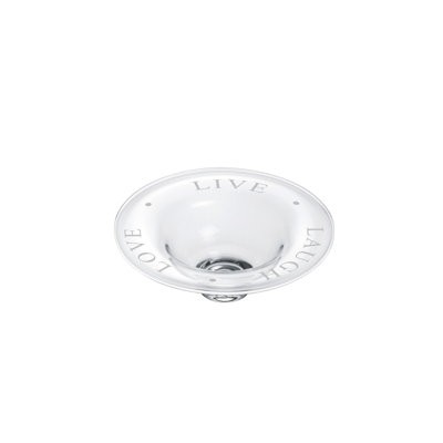 Celebration Glass Decorative Bowl in Clear