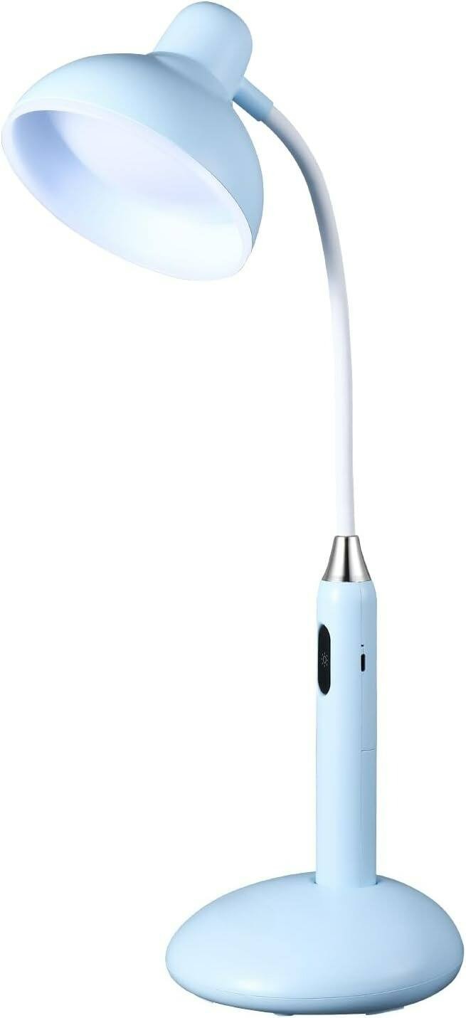 The Best Inks - White Desk Lamp Lamp Wireless Adjustable Gooseneck Caring 6781 Lumens 2700 7000K Color Temperature Touch - Blue