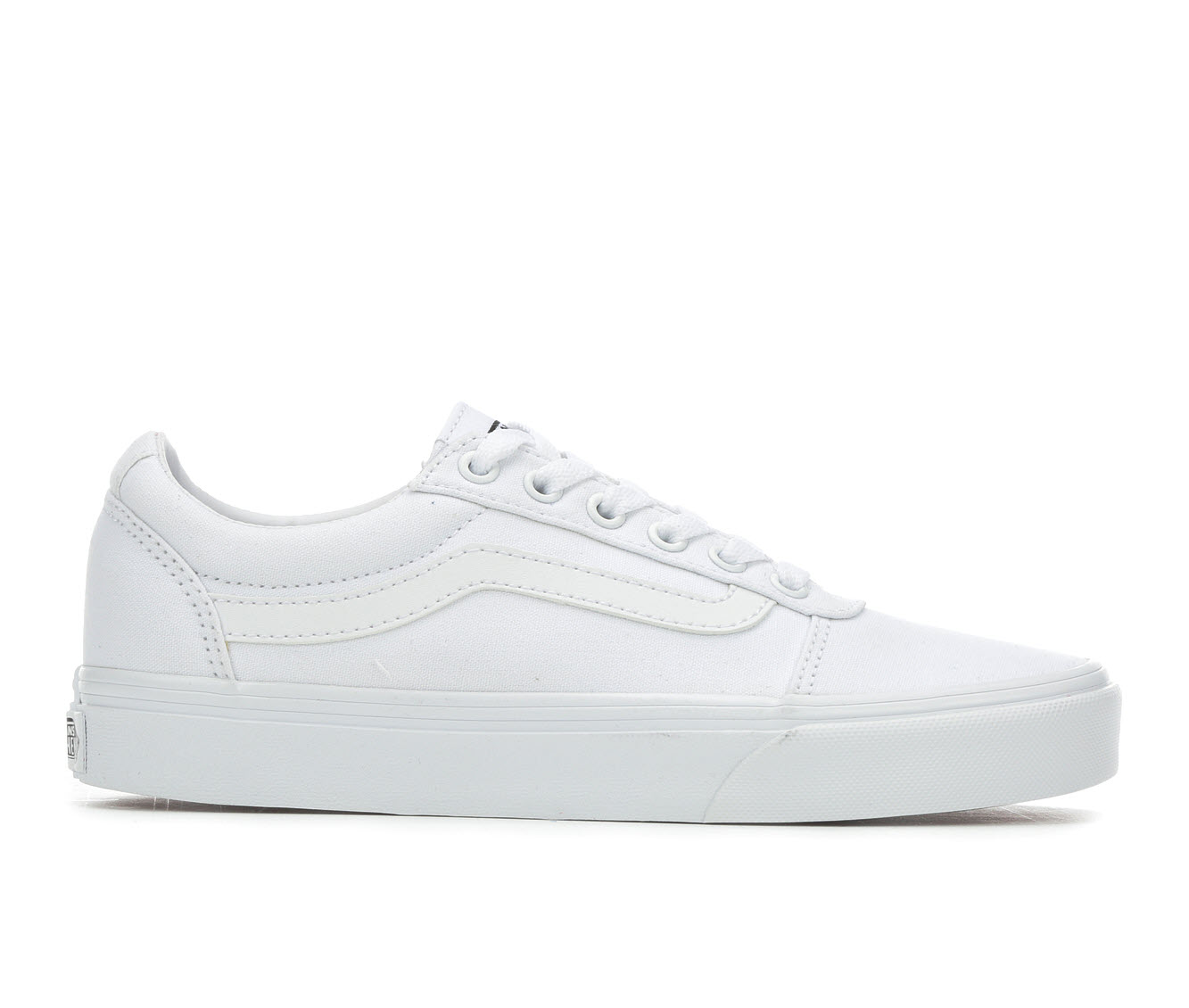 Vans Women's Ward Sneaker Shoes in White, Size 7.5 Medium