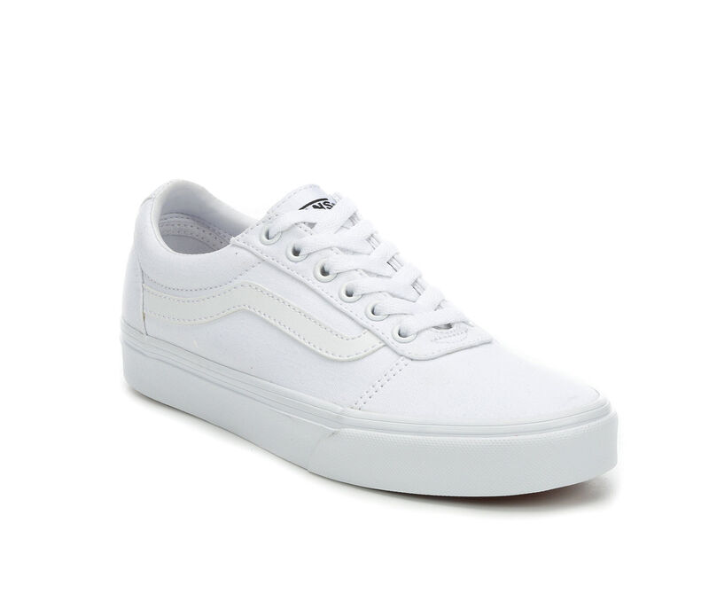 Vans Women's Ward Sneaker Shoes in White, Size 7.5 Medium thumbnail