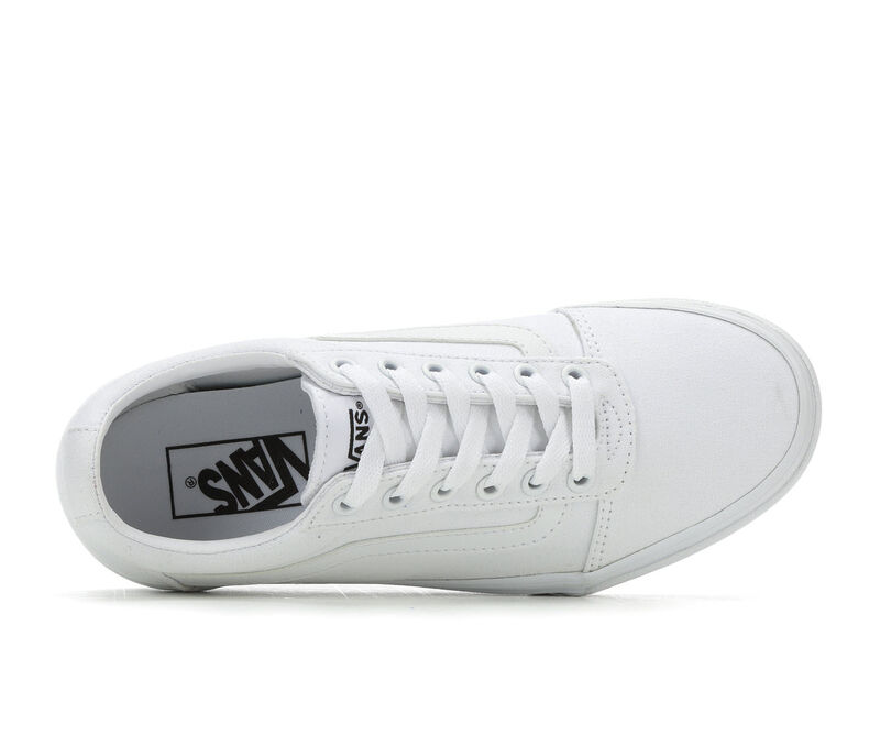 Vans Women's Ward Sneaker Shoes in White, Size 7.5 Medium thumbnail