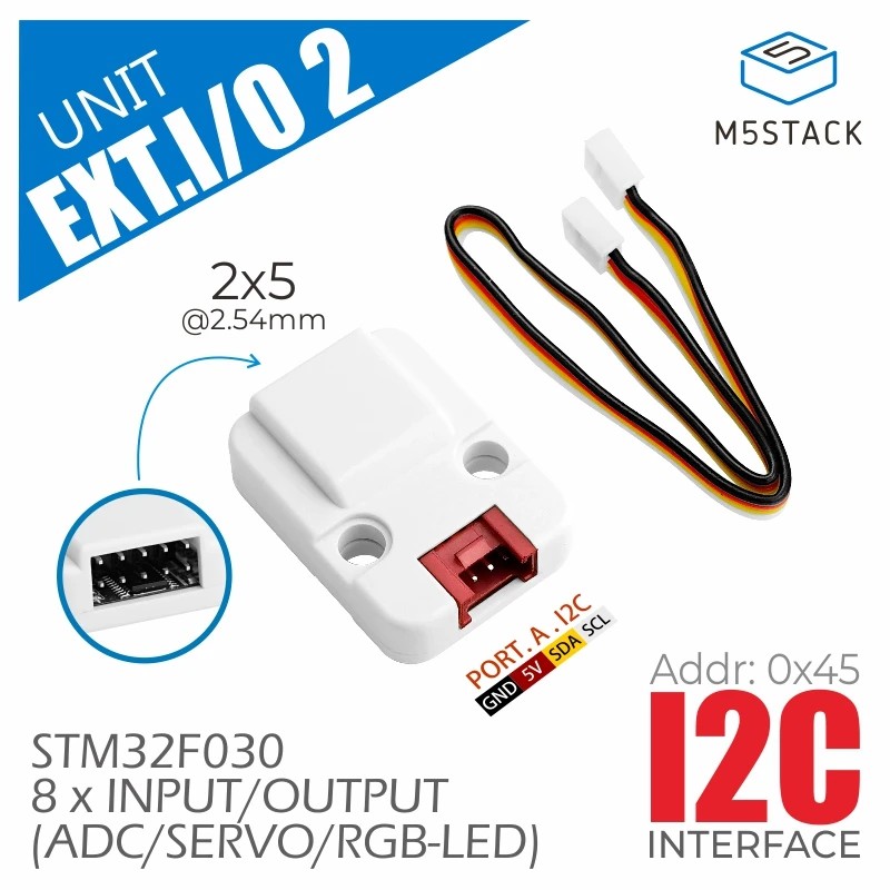 M5Stack Official Extend I/O 2 Unit  (STM32F0)
